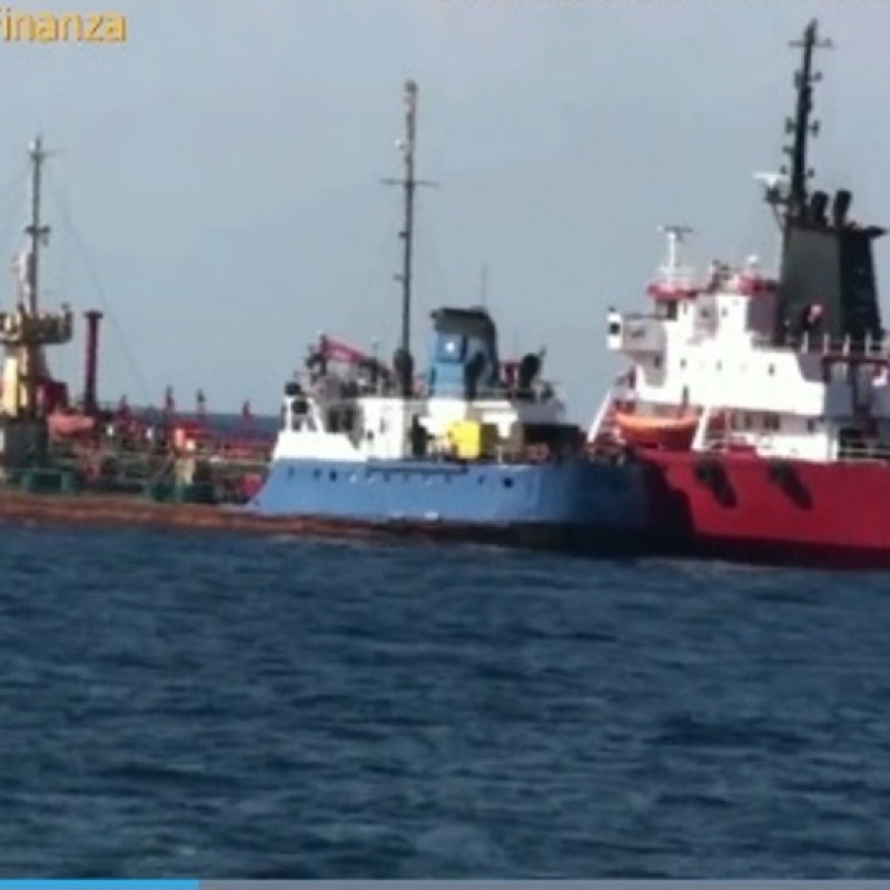 La nave fermata lo scorso 18 ottobre nell'operazione "Dirty Oil"