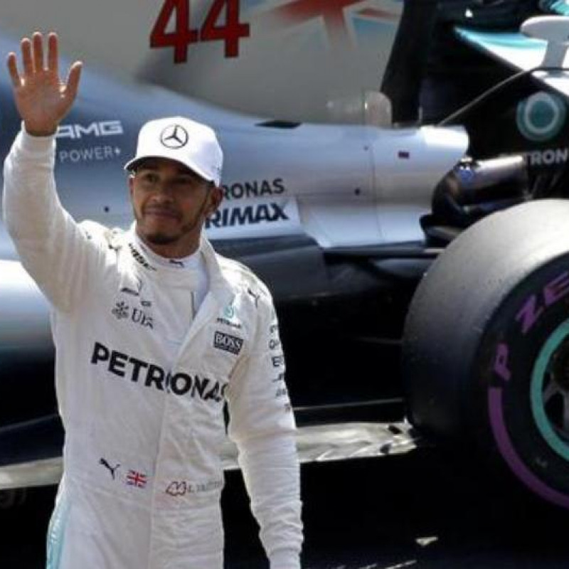 Il quattro volte campione del mondo Lewis Hamilton