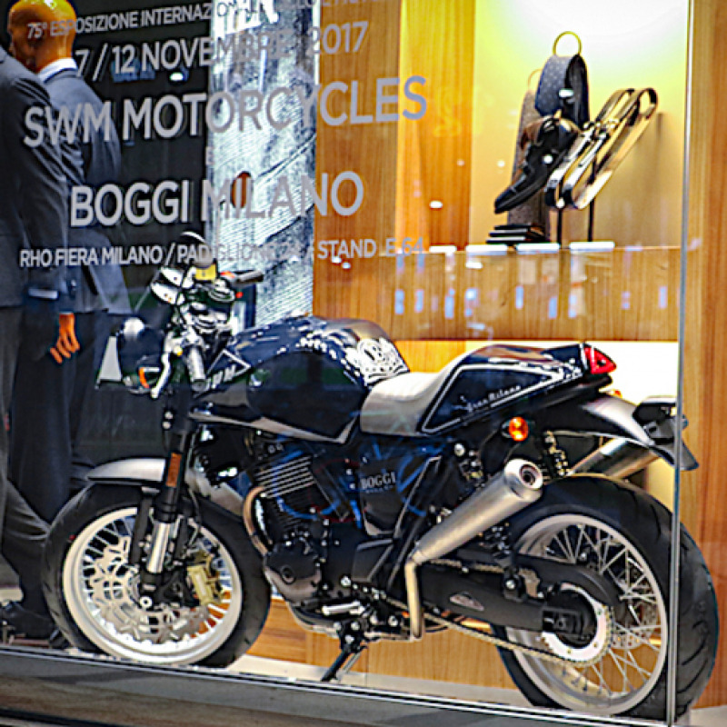 Dalla moda alle moto, Boggi firma la sua prima bike