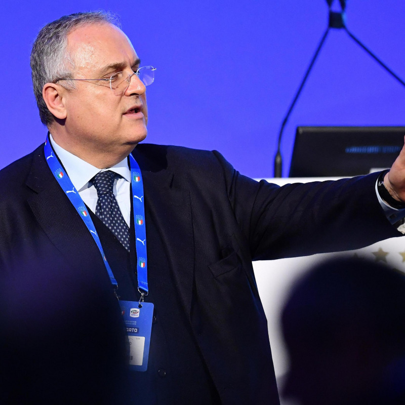 Claudio Lotito, presidente della Lazio