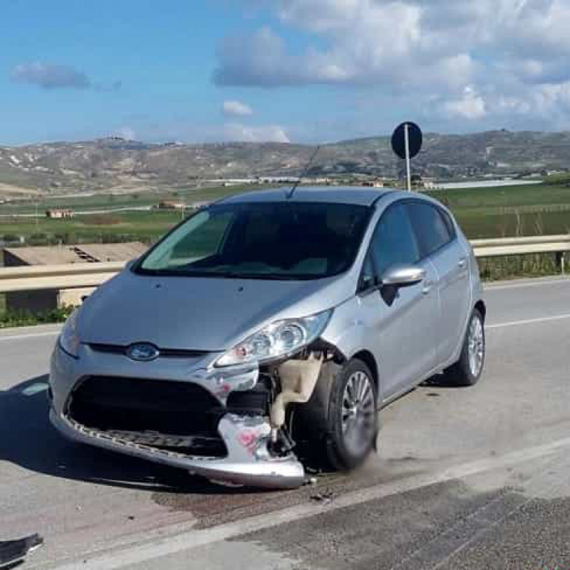L'incidente a Licata, foto di Agrigentonotizie.it