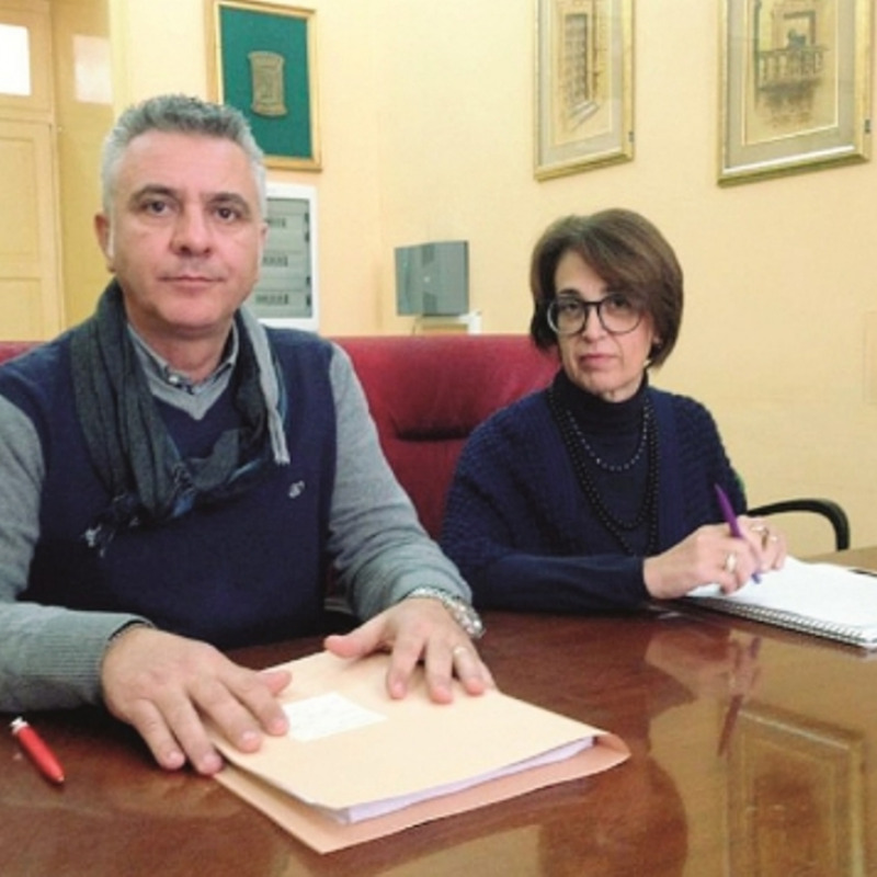 Paolo Mandracchia e Francesca Valenti