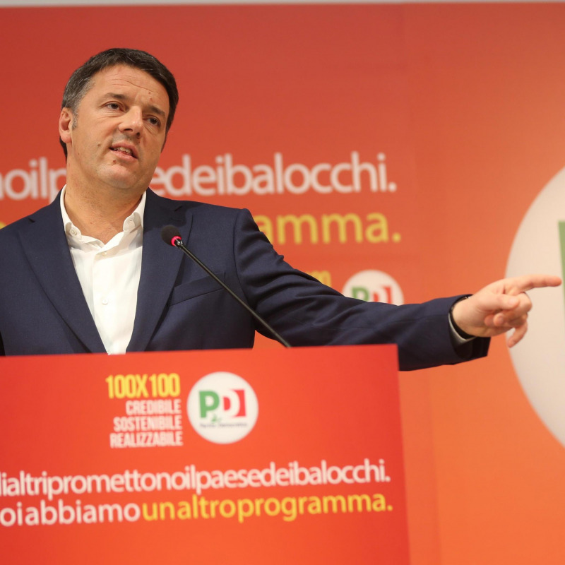 Il segretario del Pd, Matteo Renzi