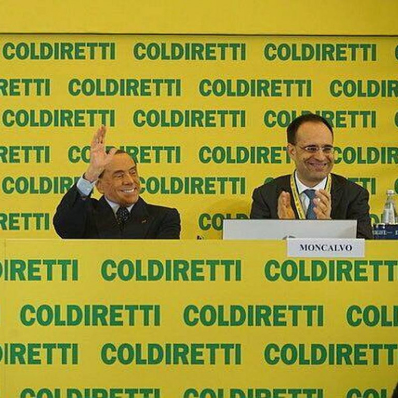 Silvio Berlusconi all'assemblea di Coldiretti
