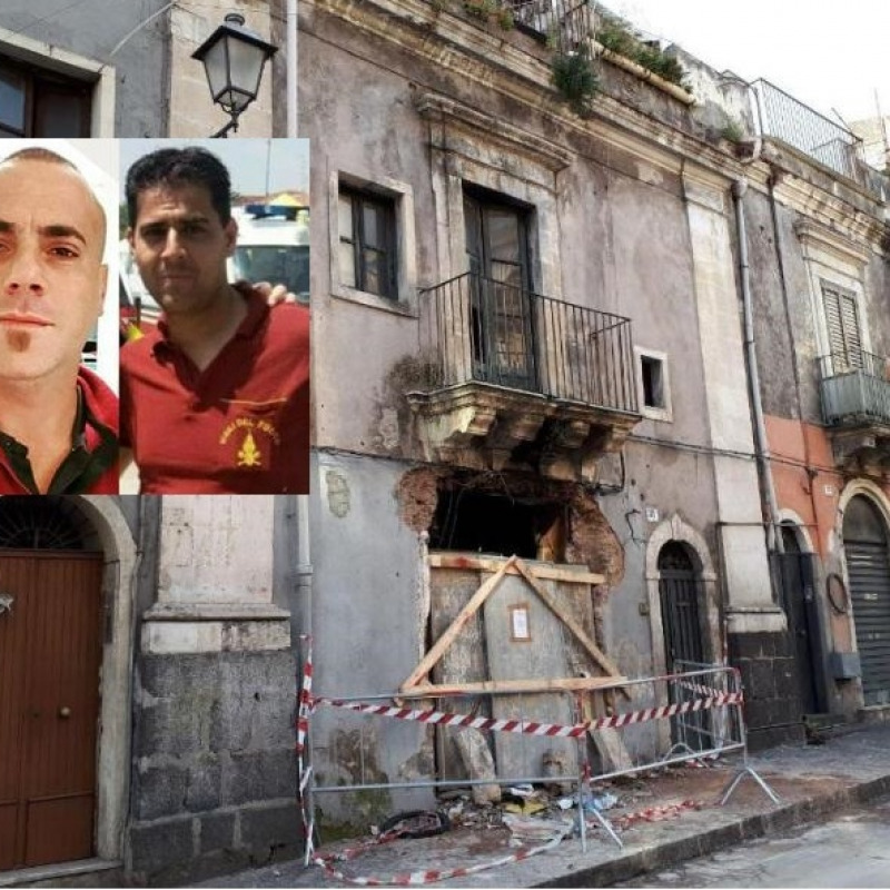 Dario Ambiamonte e Giorgio Grammatico, i due vigili del fuoco morti nell'esplosione della palazzina a Catania