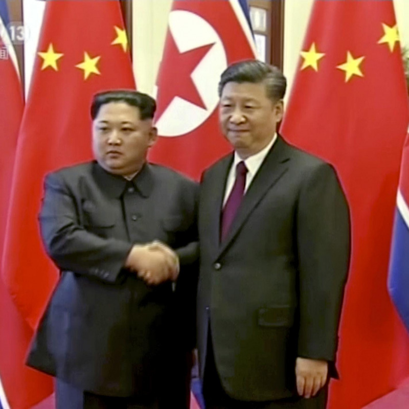 Kim Jong-un in visita in Cina