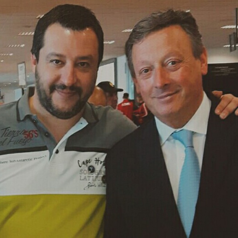 Matteo Salvini e Salvino Caputo