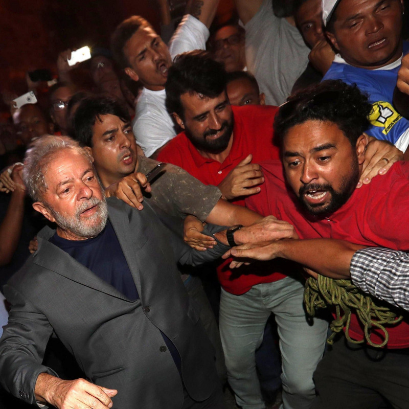 L'ex presidente del Brasile, Lula