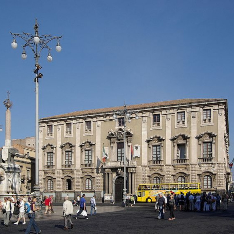 La sede del Comune di Catania