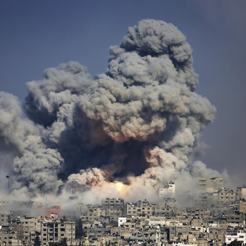 Esplosioni negli scontri sulla Striscia di Gaza