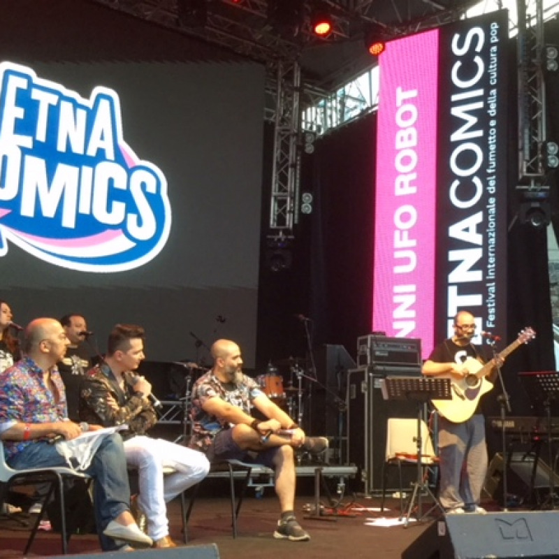 Vince Tempera sul palco di Etna Comics 2018