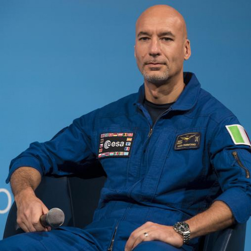 L'astronauta Luca Parmitano, dell'Agenzia Spaziale Europea