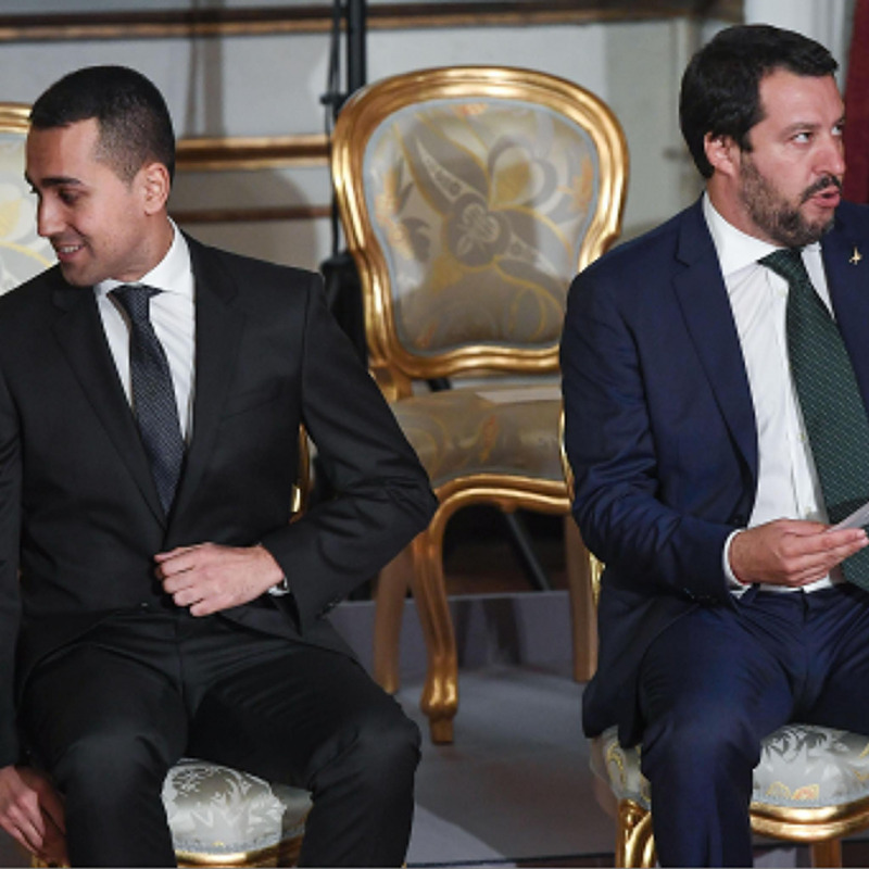 I due vice premier Luigi Di Maio e Matteo Salvini