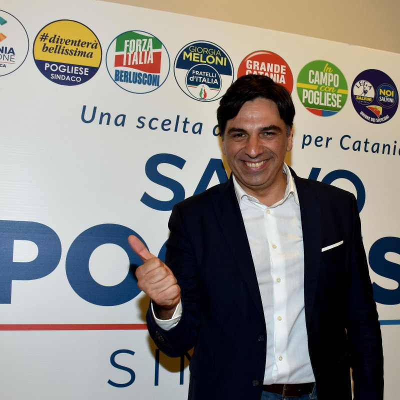 Il sindaco di Catania, Salvo Pogliese