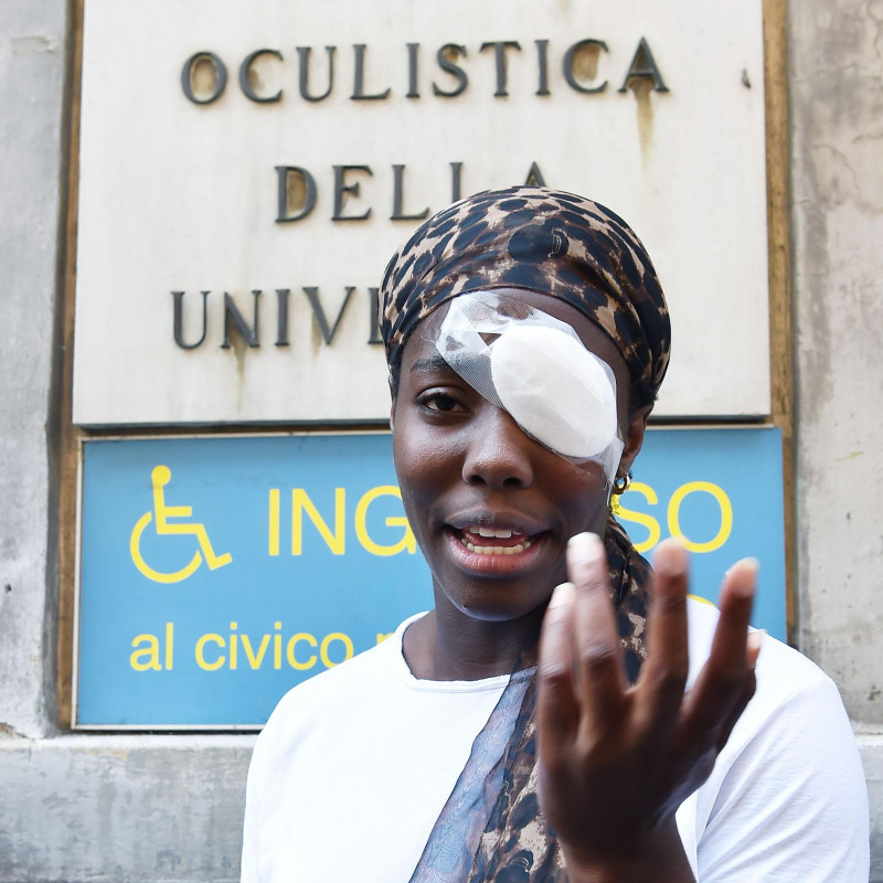 Daisy Osakue, la giovane atleta di origine nigeriana ferita ad un occhio lanciato da un'auto in corsa a Moncalieri
