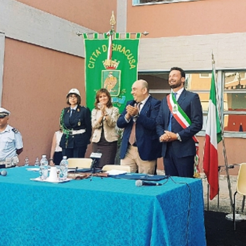 La cerimonia di insediamento del sindaco Francesco Italia