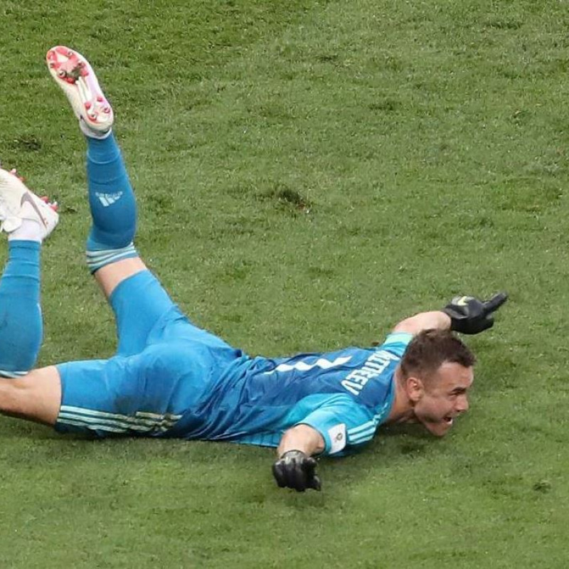 Il portiere russo Igor Akinfeev