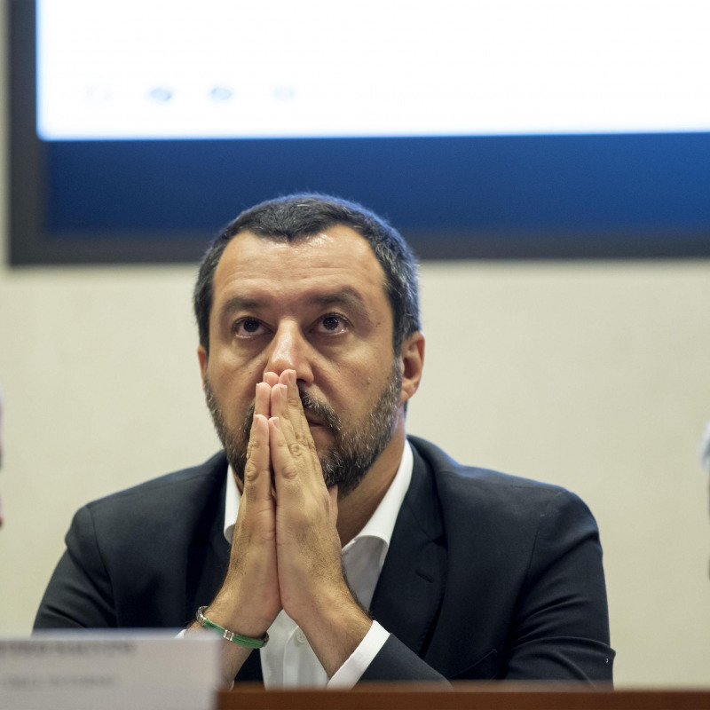 Il ministro dell'Interno, Matteo Salvini