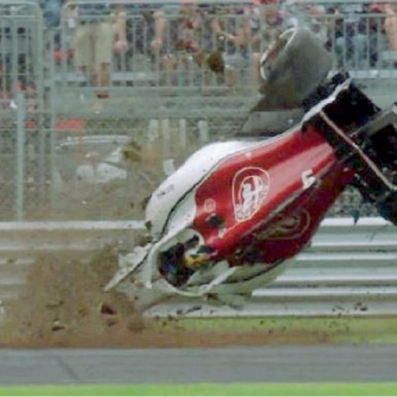 Un'immagine dello spaventoso incidente per Ericsson