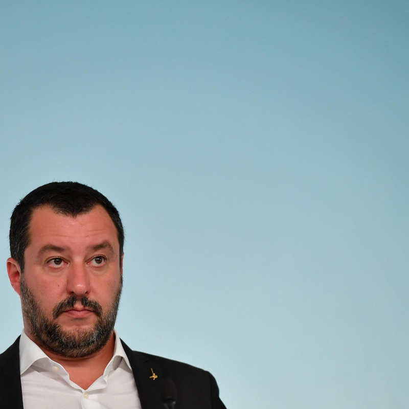Il vice premier e ministro dell'Interno, Matteo Salvini