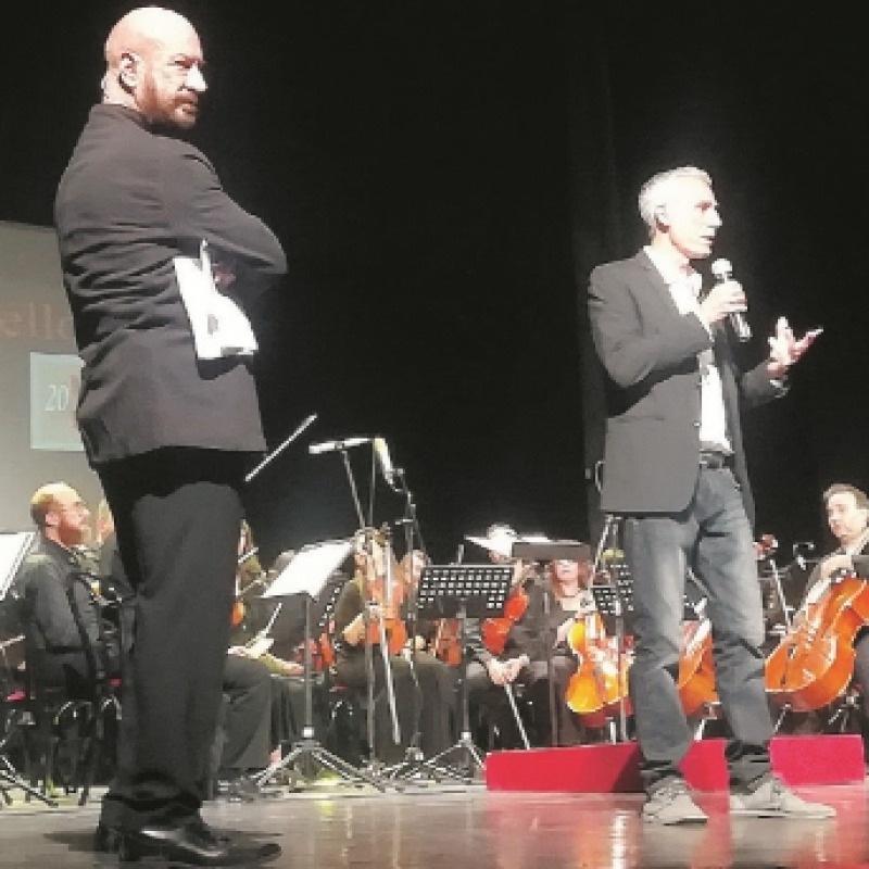 Il direttore Sebastiano Lo Monaco e il presidente Gaetano Aronica