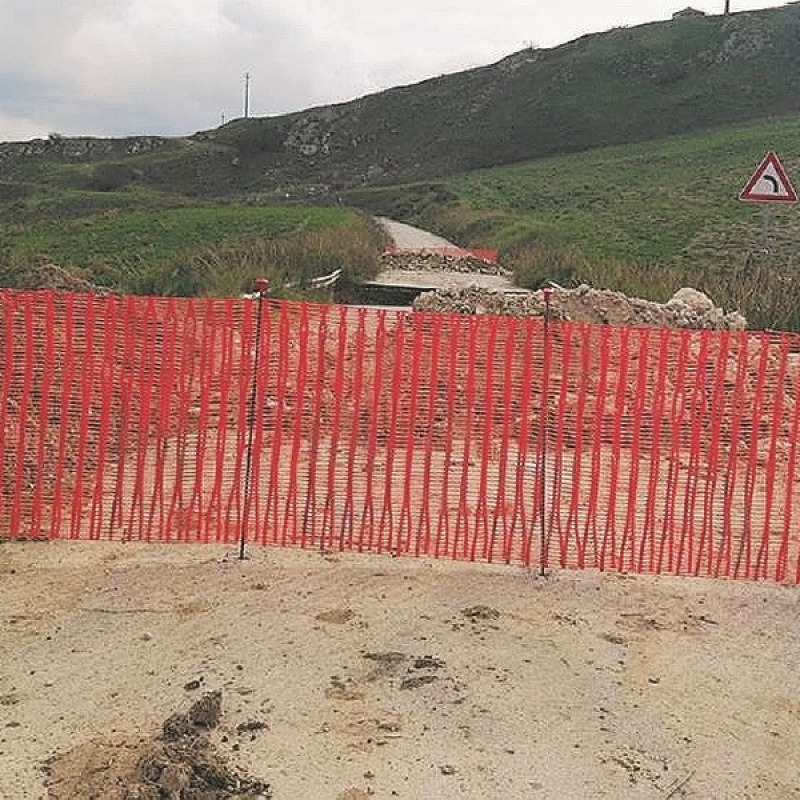 La strada tra Caltanissetta e Mussomeli