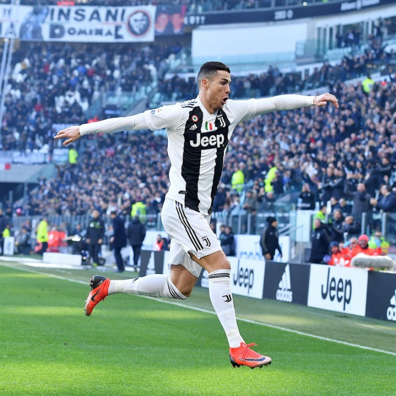 Cristiano Ronaldo, doppietta alla Sampdoria