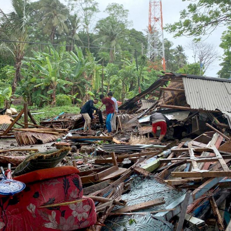 Tsunami in Indonesia
