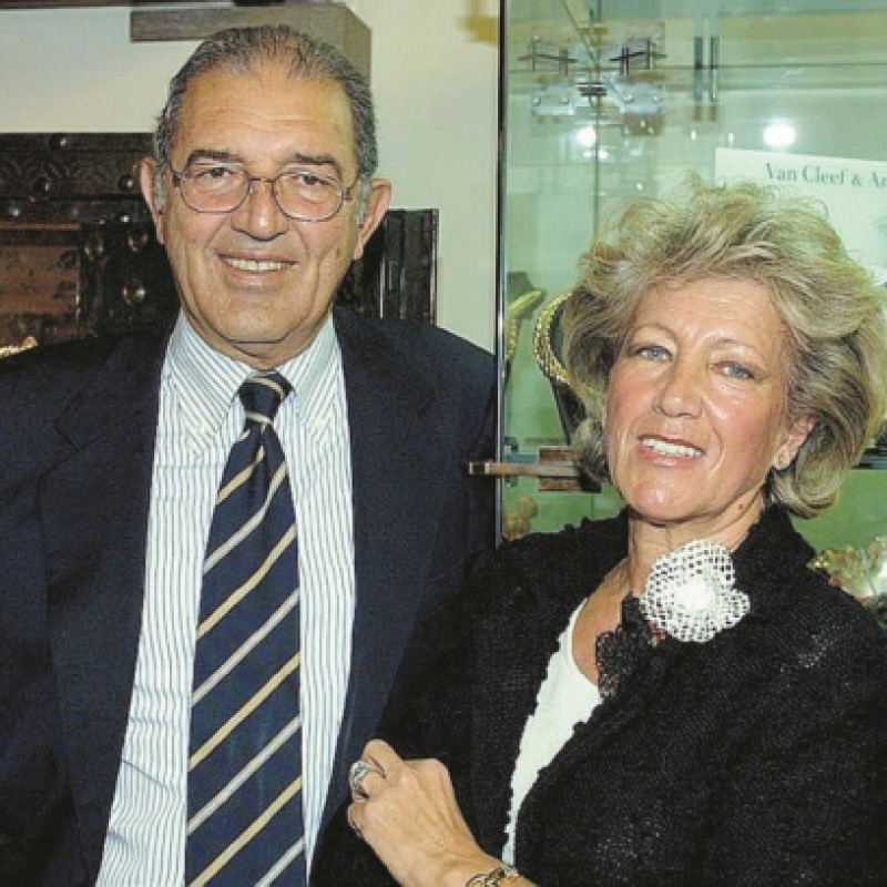 Ninni Fecarotta con la moglie Valeria