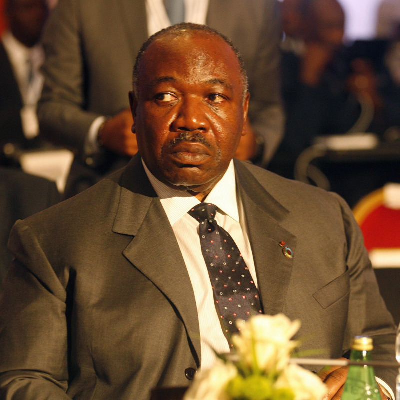 Il presidente del Gabon Ali Bongo Ondimba