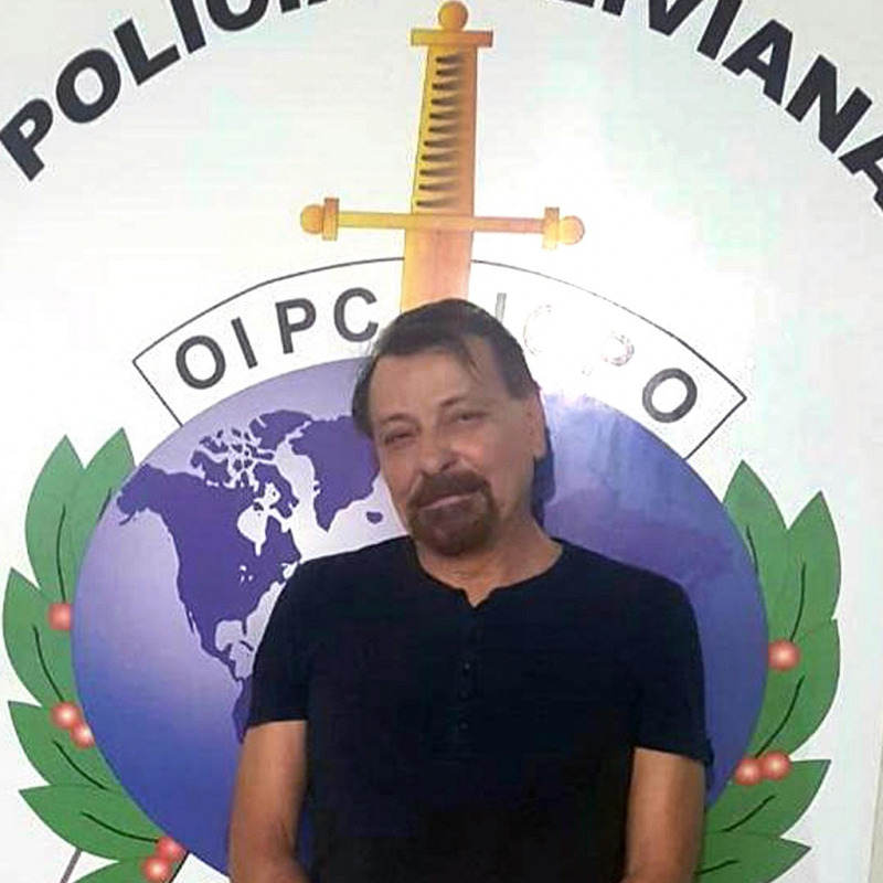 Cesare Battisti dopo essere stato arrestato in Bolivia