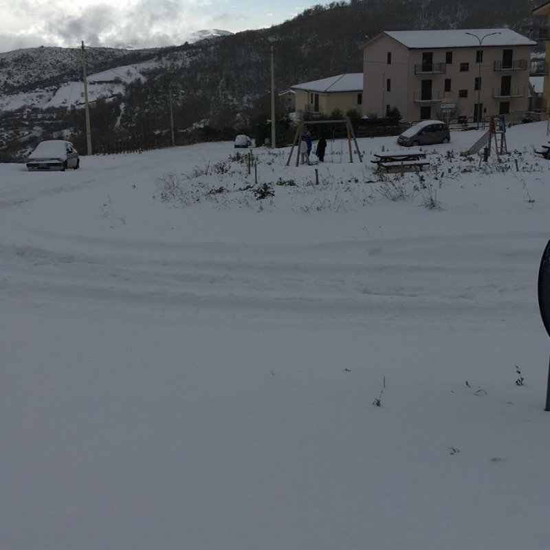 Bivio Madonnuzza, frazione di Soprana, 4 gennaio 2019 (foto Emanuele Termini)