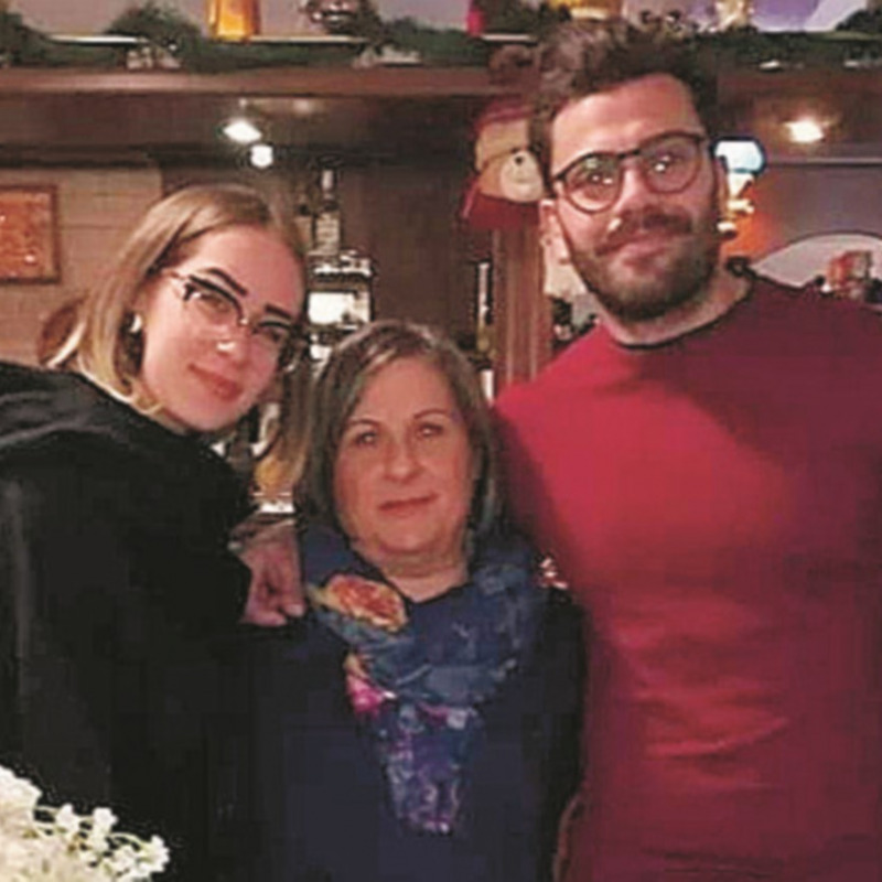 Aurora Pucci con la zia Rita Barone e il fidanzato Cristian Minardo