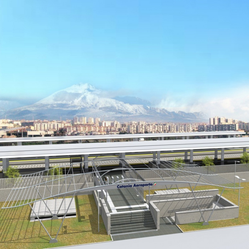 Ecco come sarà la nuova stazione ferroviaria di Fontanarossa