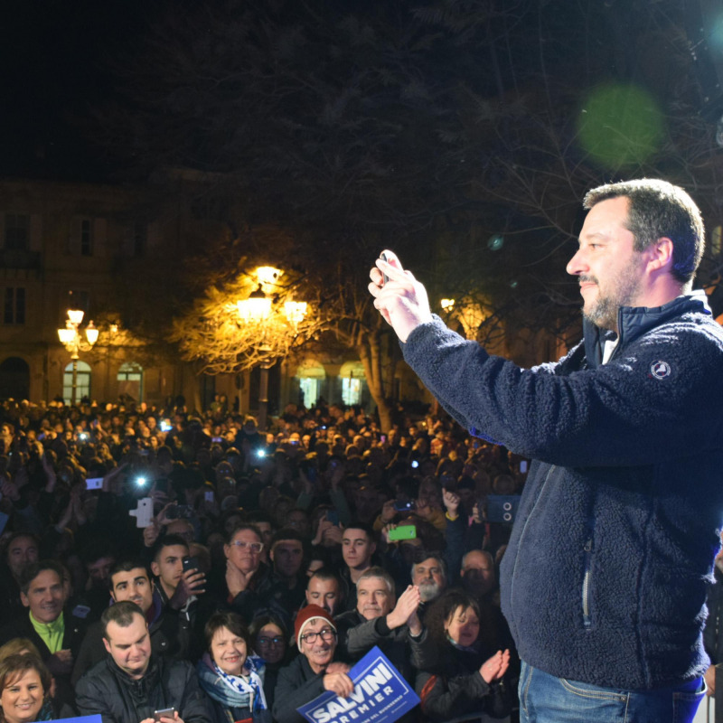 Il vicepremier e ministro dell'Interno, Matteo Salvini