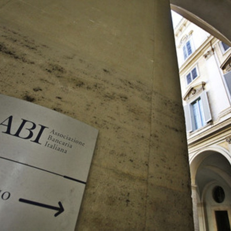 Ingresso della sede dell'ABI a Palazzo Altieri, oggi 31 gennaio 2011 a Roma.ANSA/ALESSANDRO DI MEO