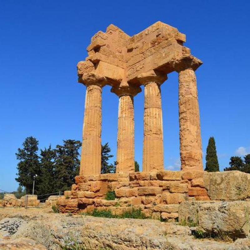 Un'immagine della Valle dei Templi di Agrigento