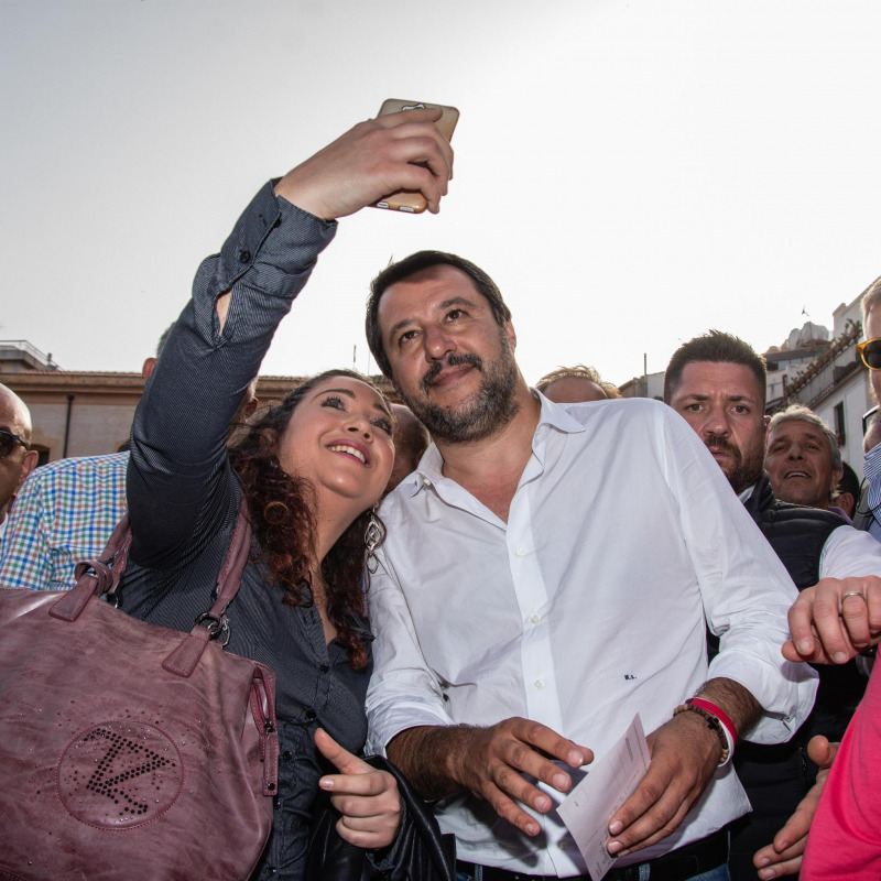 Matteo Salvini a Monreale