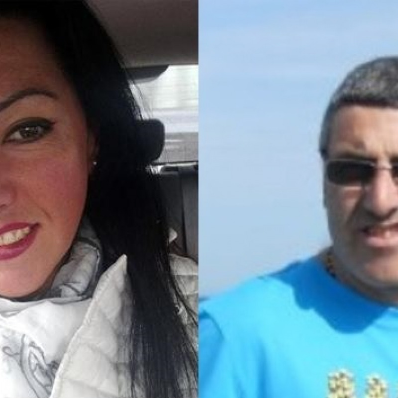 La vittima Loredana Cali e l'ex marito Filippo Marraro che ha confessato l'omicidio