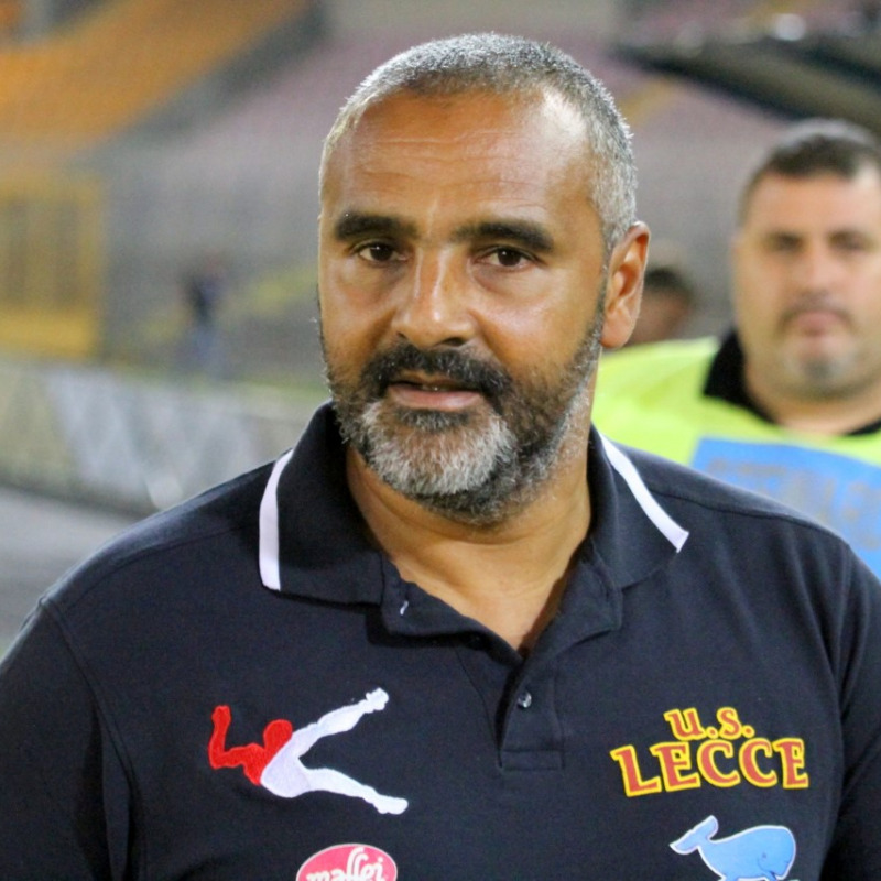 L'allenatore del Lecce, ed ex centrocampista del Palermo, Fabio Liverani