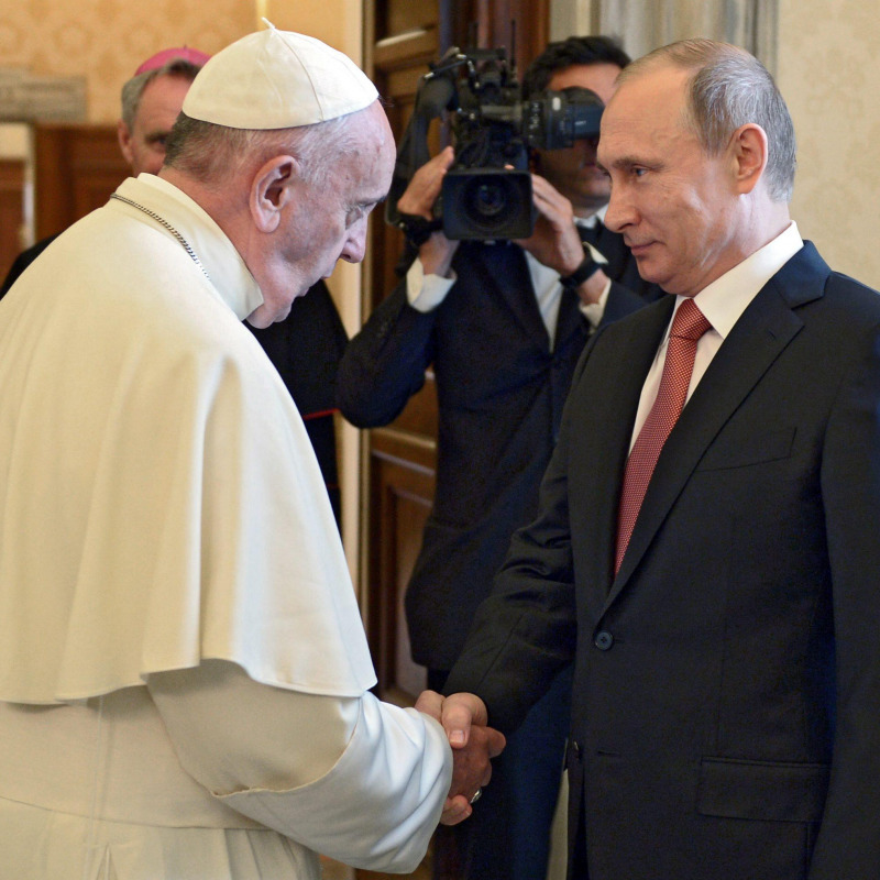 L'incontro fra il Papa e Putin nel giugno 2015