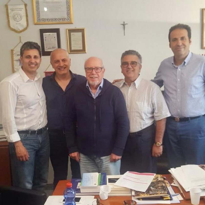 Nella foto: i fondatori Michele Tedesco, Gaetano Iannello, Giuseppe Renzo, Giuseppe Lo Giudice e Antonio Spatari
