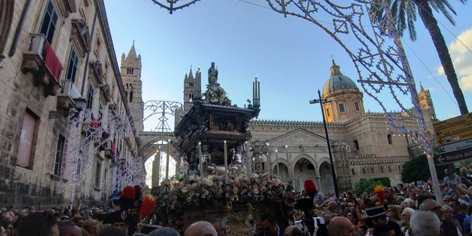 Il Festino di Palermo, la processione delle Reliquie di Santa Rosalia