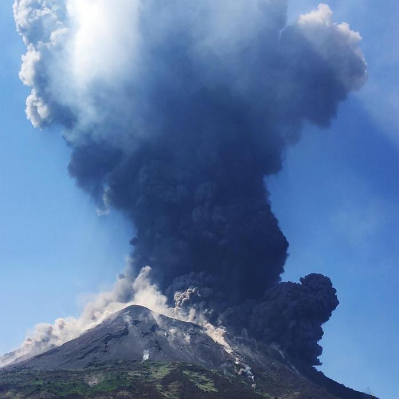 L'eruzione dello Stromboli
