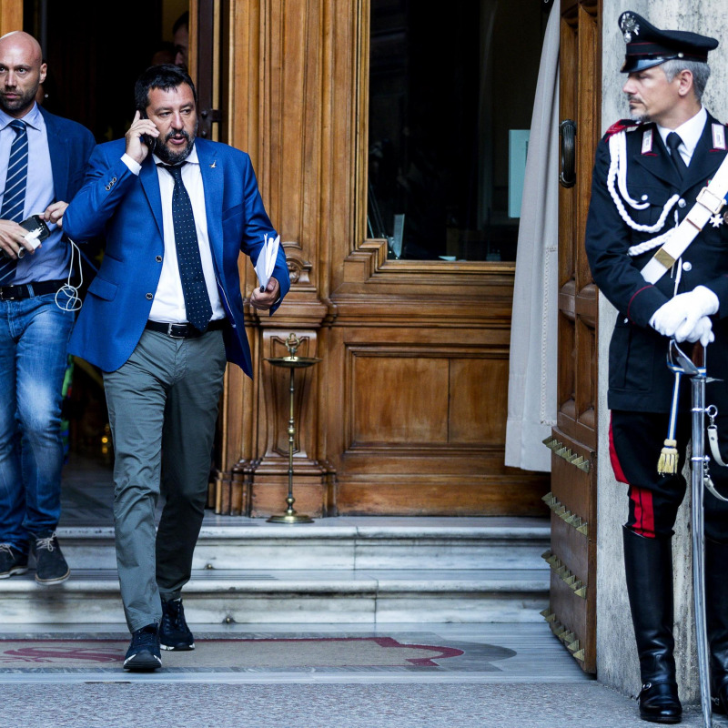 Il vicepremier e ministro dell'Interno, Matteo Salvini