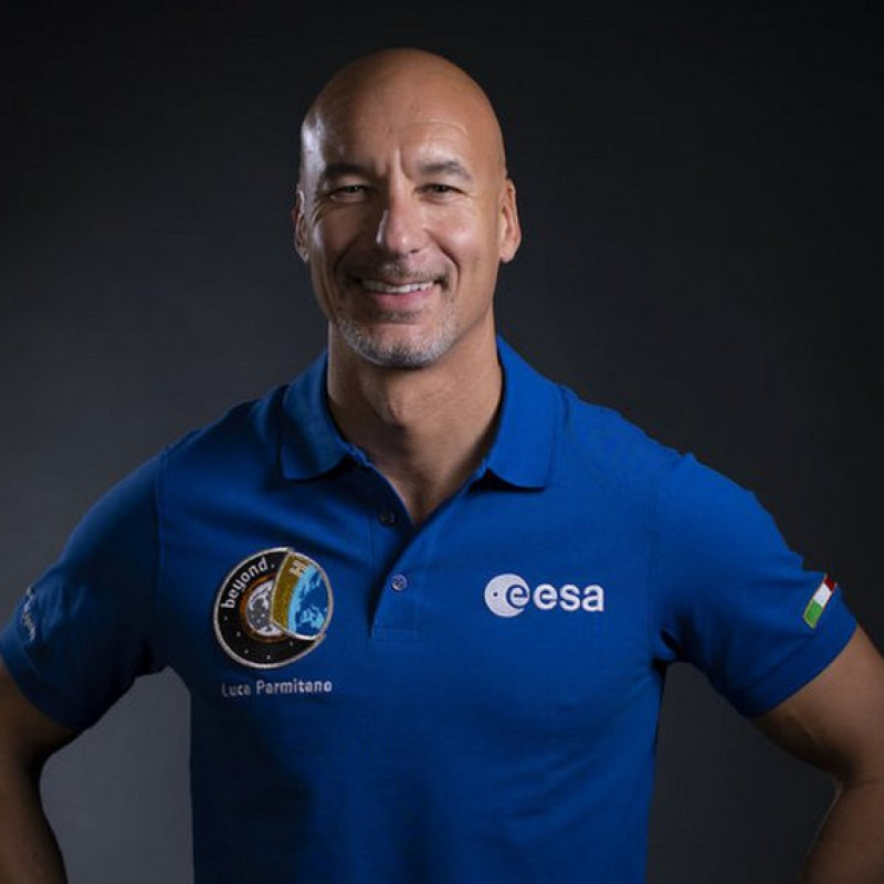 L'astronauta Luca Parmitano, dell'Agenzia Spaziale Europea (fonte: ESAA. Conigli)