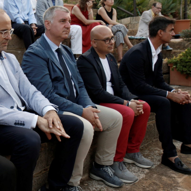 In foto da sinistra Calogero Giglia, Giuseppe La Greca, Giuseppe La Licata e Roberto Campagna