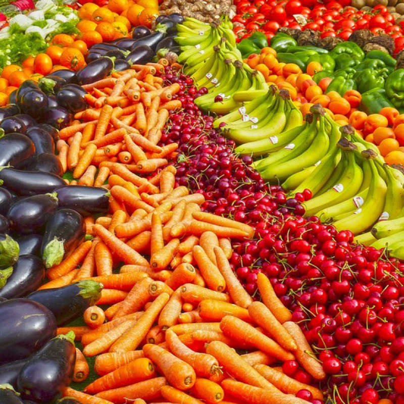 Frutta e verdura (fonte: Pixabay)