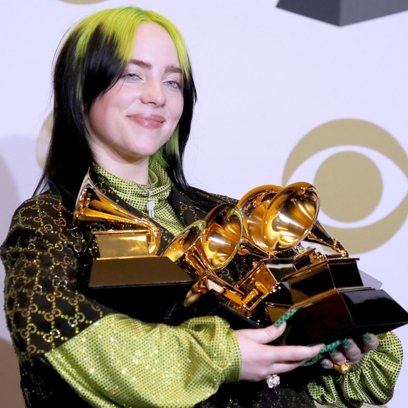 Billie Eilish trionfa ai Grammy