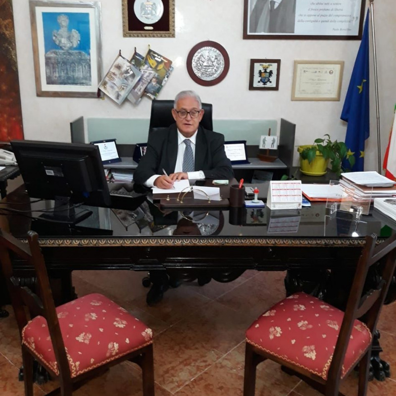 Il sindaco Giuseppe Lo Verde
